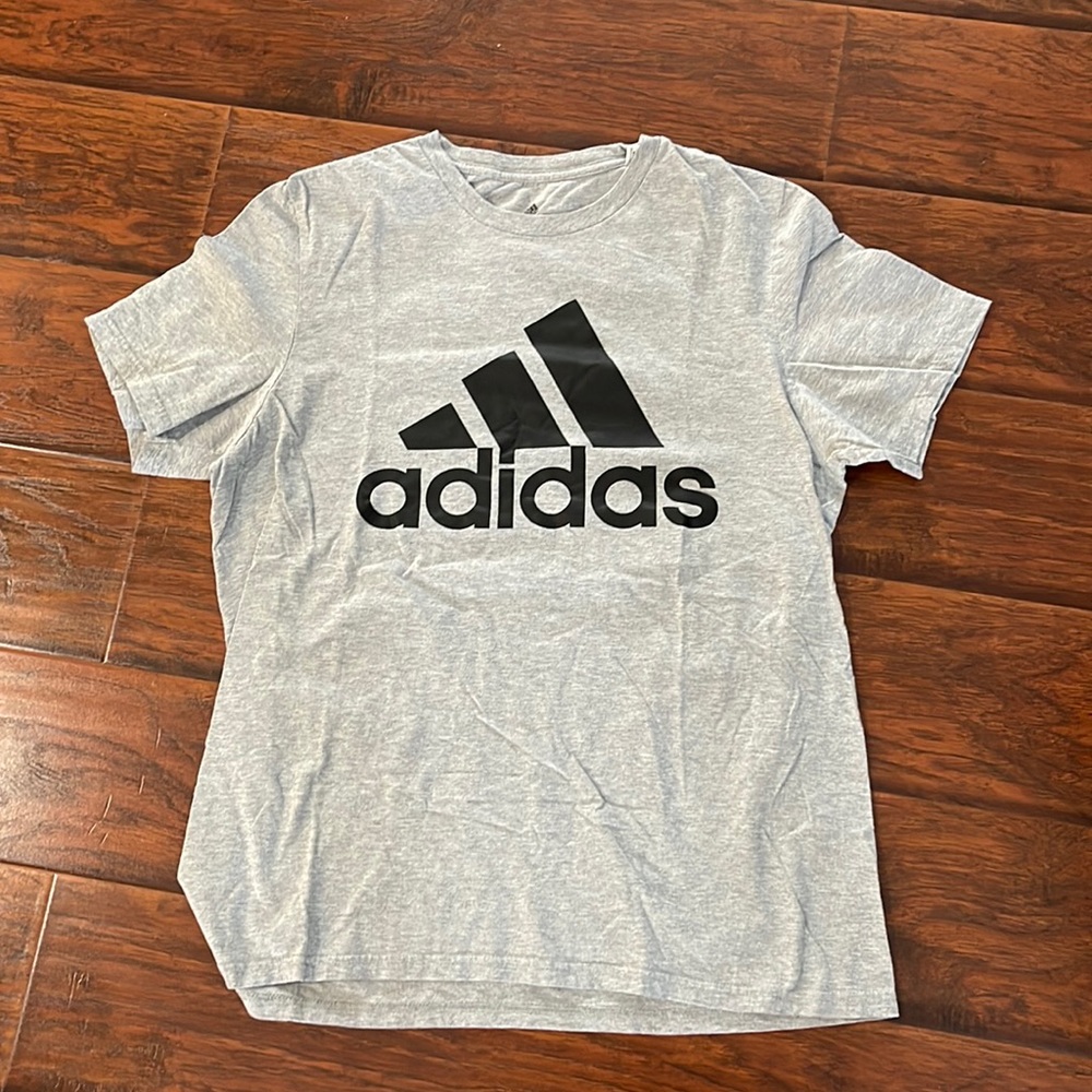 Gray adidas tshirt